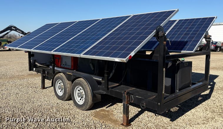 image for item EC8191 2014 Island Power USA SI 6048-US-10 solar panel trailer