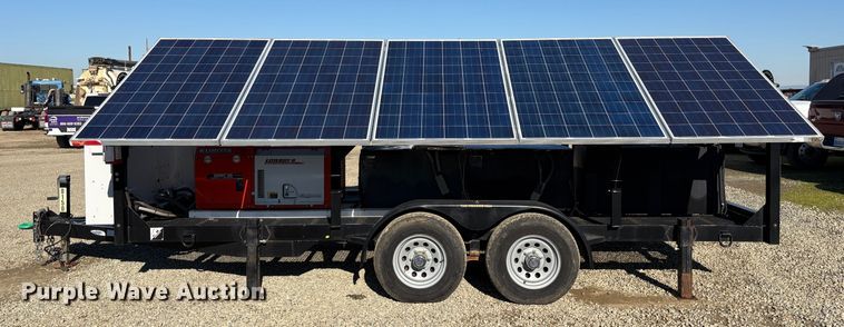 image for item EC8191 2014 Island Power USA SI 6048-US-10 solar panel trailer