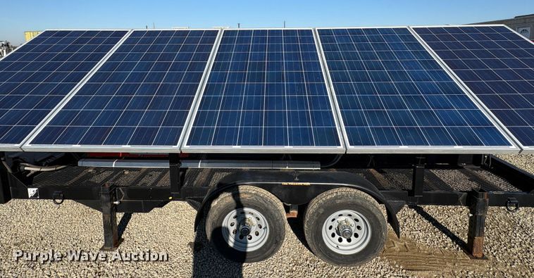 image for item EC8191 2014 Island Power USA SI 6048-US-10 solar panel trailer