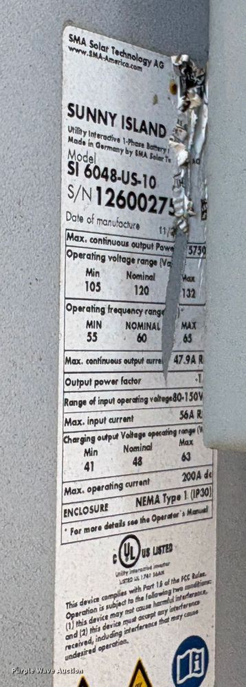 image for item EC8191 2014 Island Power USA SI 6048-US-10 solar panel trailer