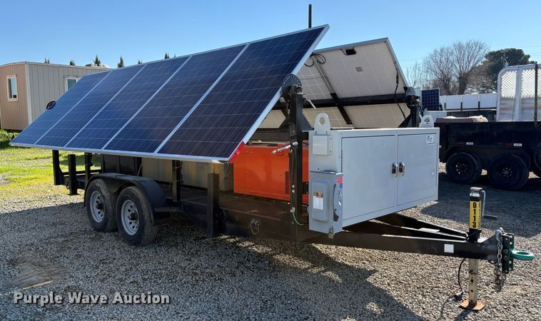 image for item EC8192 2015 Island Power USA IS 6048-US-10 solar panel trailer