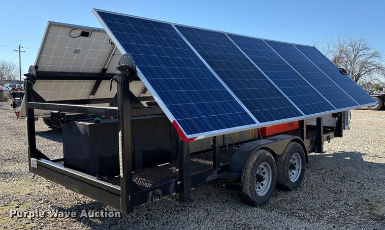 image for item EC8192 2015 Island Power USA IS 6048-US-10 solar panel trailer