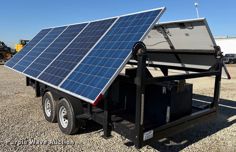 image for item EC8192 2015 Island Power USA IS 6048-US-10 solar panel trailer