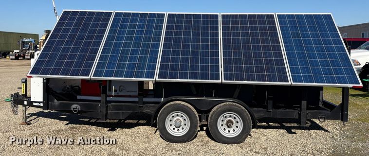 image for item EC8192 2015 Island Power USA IS 6048-US-10 solar panel trailer