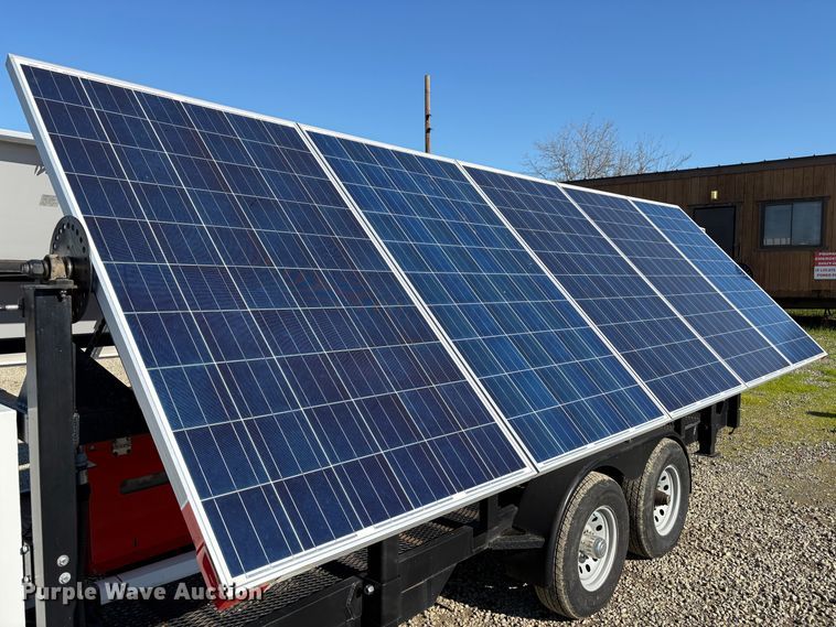 image for item EC8192 2015 Island Power USA IS 6048-US-10 solar panel trailer