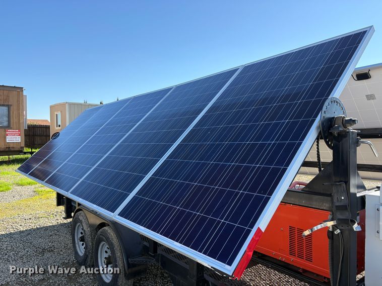 image for item EC8192 2015 Island Power USA IS 6048-US-10 solar panel trailer