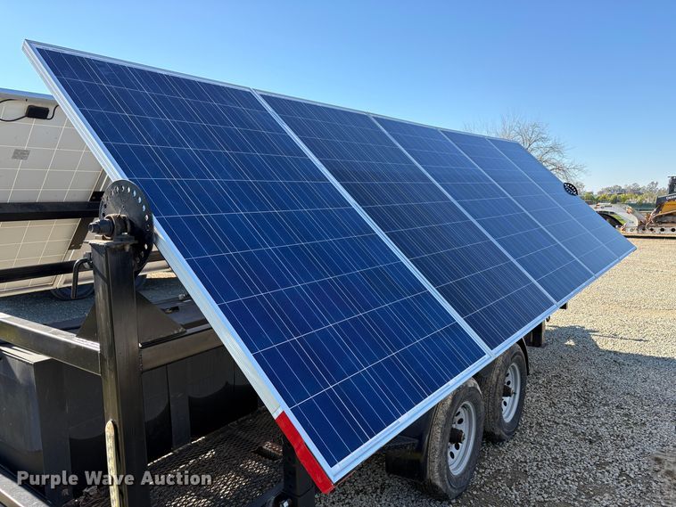 image for item EC8192 2015 Island Power USA IS 6048-US-10 solar panel trailer