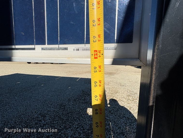 image for item EC8192 2015 Island Power USA IS 6048-US-10 solar panel trailer