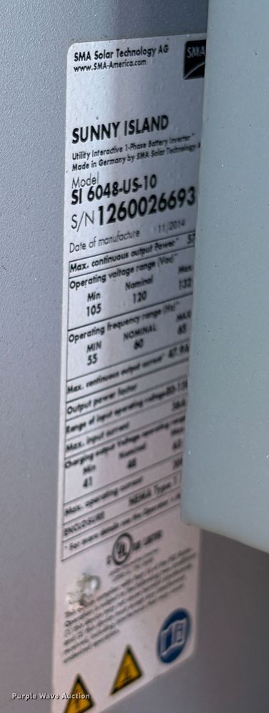 image for item EC8192 2015 Island Power USA IS 6048-US-10 solar panel trailer