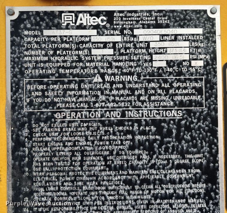 image for item ED2469 2005 Ford F550 Super Duty bucket truck