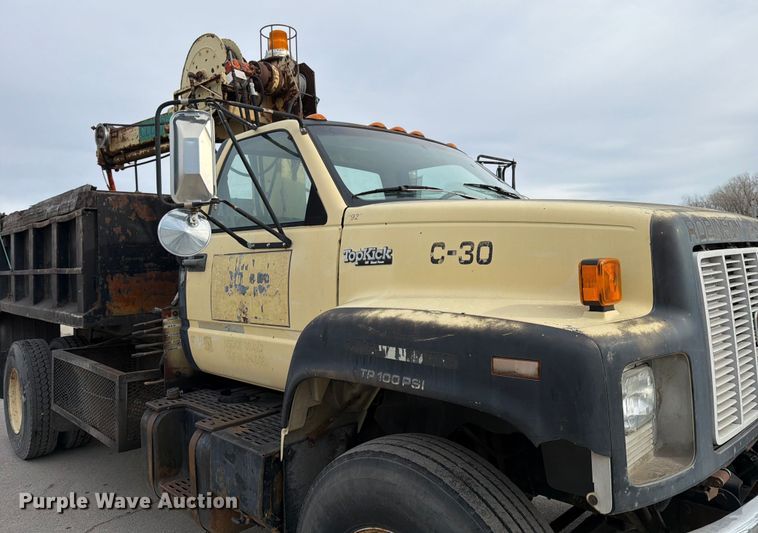 image for item ED5101 1992 GMC TopKick dump truck