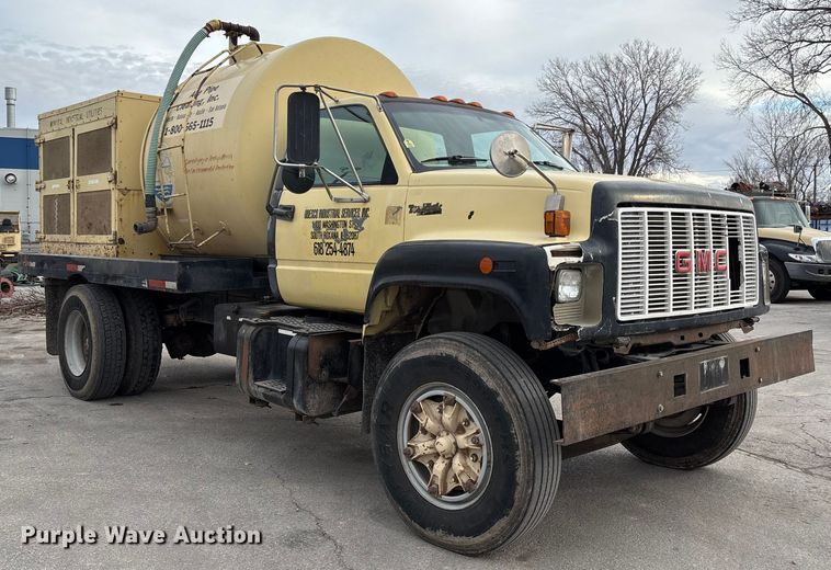 image for item ED5105 1993 GMC C7000 vacuum truck