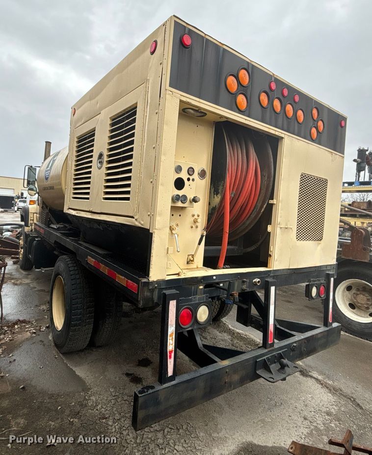 image for item ED5109 1992 GMC C7 sewer jetter truck