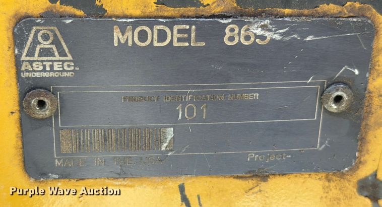 image for item ED5117 Trencor 865DD trencher