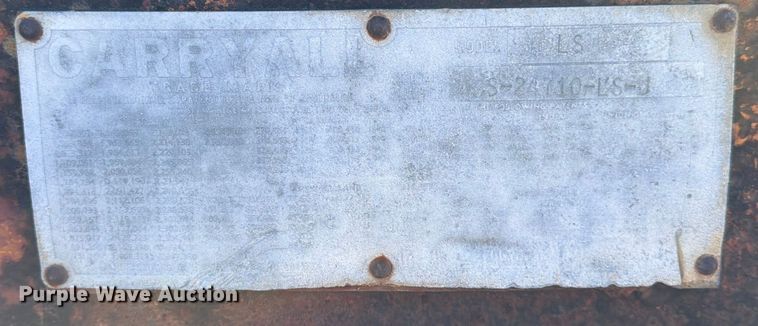 image for item ED5120 Carryall LS scraper