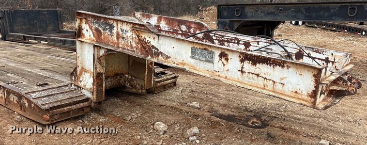 image for item EE0093 1973 Birmingham 415 DLA lowboy equipment trailer