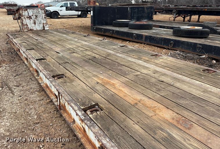 image for item EE0093 1973 Birmingham 415 DLA lowboy equipment trailer