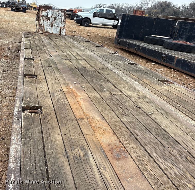 image for item EE0093 1973 Birmingham 415 DLA lowboy equipment trailer