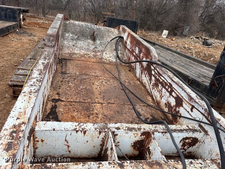 image for item EE0093 1973 Birmingham 415 DLA lowboy equipment trailer