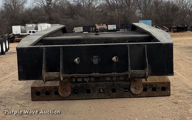 image for item EE1404 1982 Siebert lowboy equipment trailer