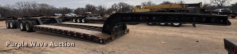 image for item EE1404 1982 Siebert lowboy equipment trailer