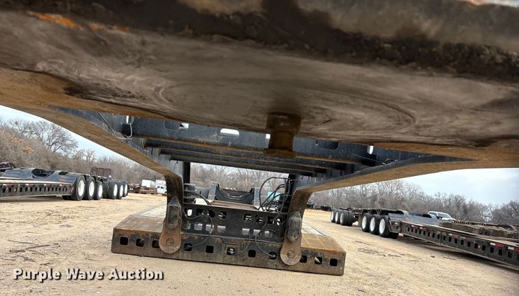 image for item EE1404 1982 Siebert lowboy equipment trailer