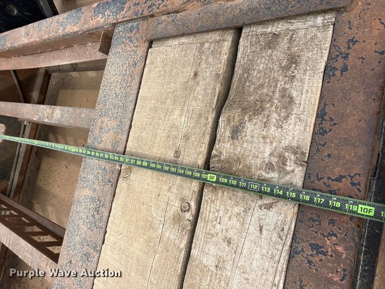 image for item EE1404 1982 Siebert lowboy equipment trailer