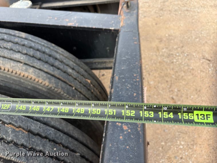 image for item EE1404 1982 Siebert lowboy equipment trailer