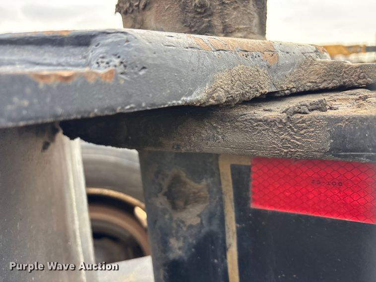 image for item EE1404 1982 Siebert lowboy equipment trailer