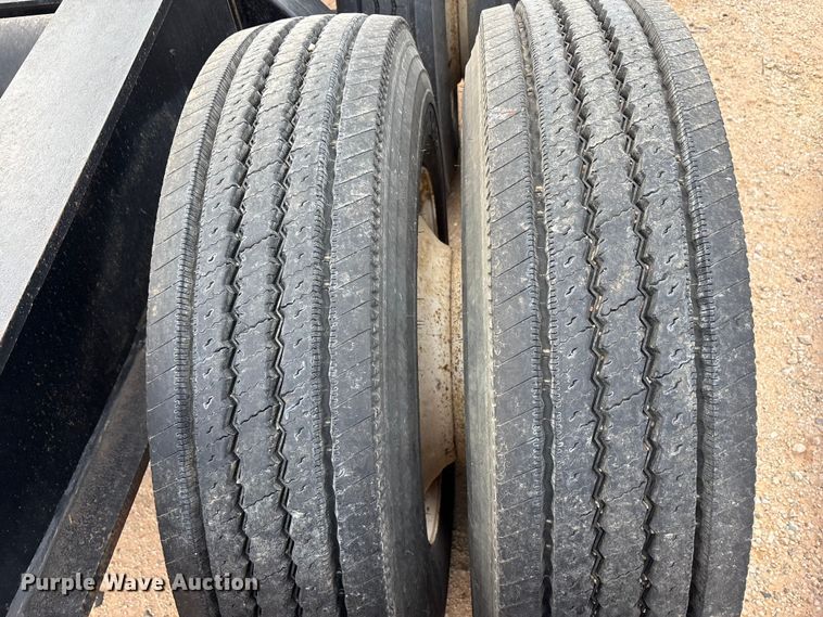 image for item EE1404 1982 Siebert lowboy equipment trailer