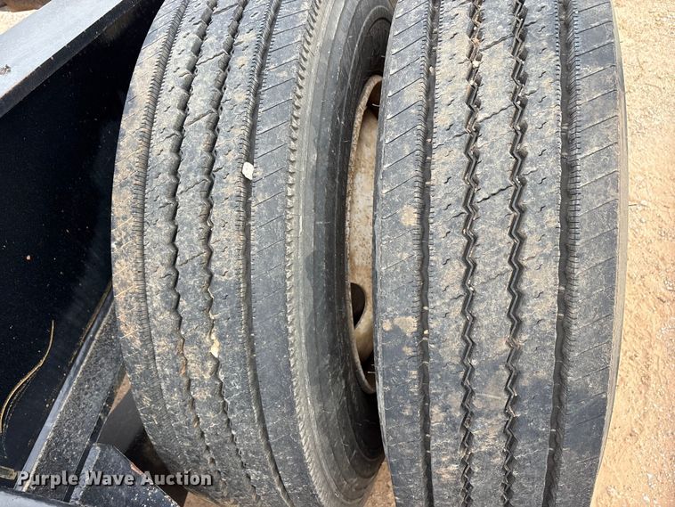 image for item EE1404 1982 Siebert lowboy equipment trailer