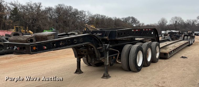 image for item EE1405 1989 Siebert lowboy equipment trailer