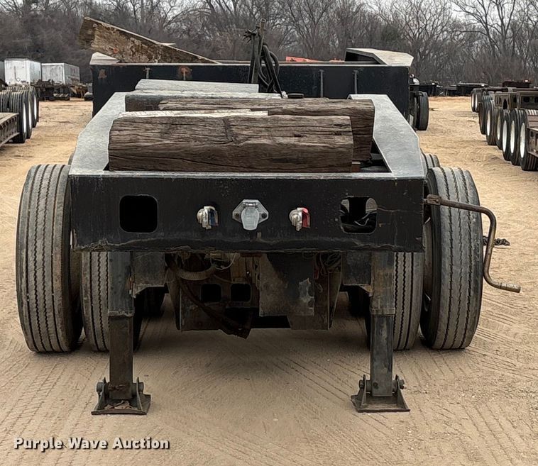 image for item EE1405 1989 Siebert lowboy equipment trailer