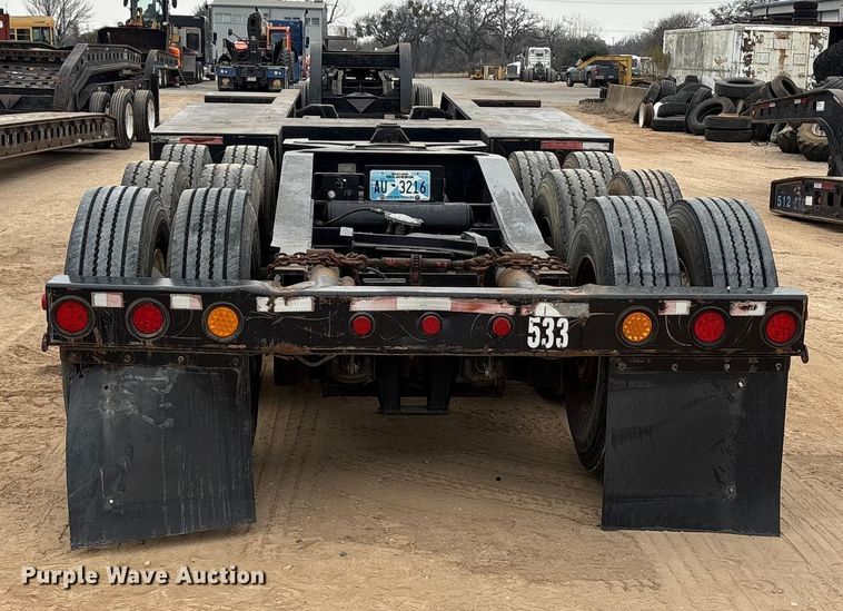 image for item EE1405 1989 Siebert lowboy equipment trailer