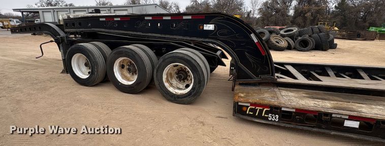 image for item EE1405 1989 Siebert lowboy equipment trailer