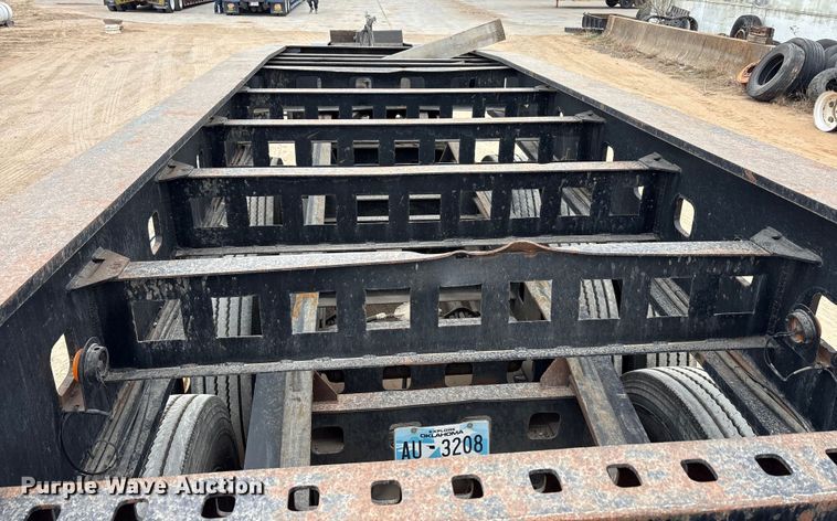 image for item EE1405 1989 Siebert lowboy equipment trailer