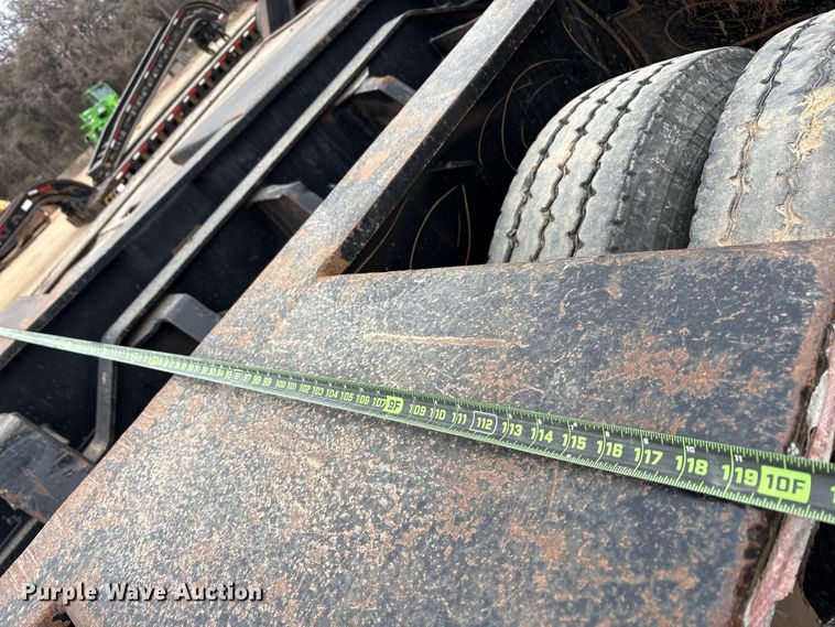 image for item EE1405 1989 Siebert lowboy equipment trailer