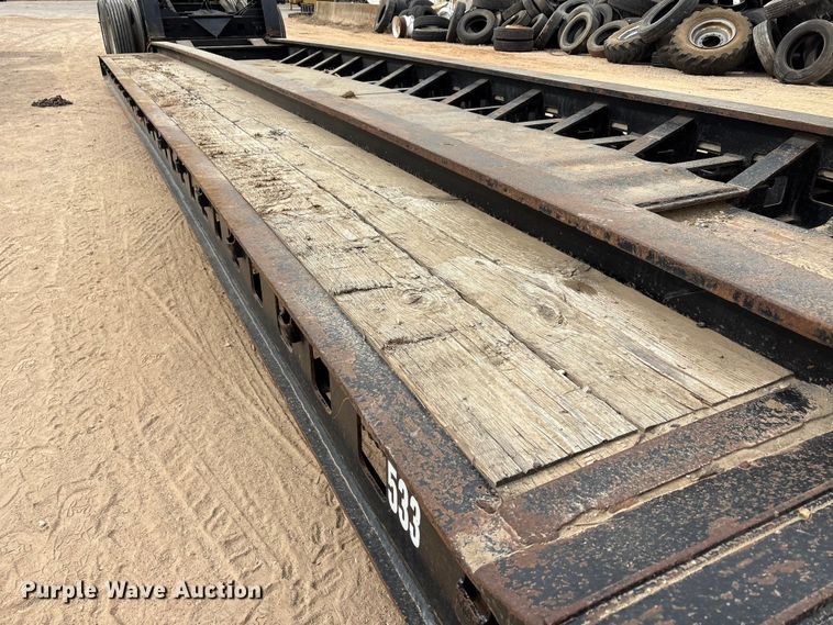 image for item EE1405 1989 Siebert lowboy equipment trailer