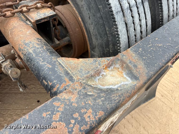 image for item EE1405 1989 Siebert lowboy equipment trailer