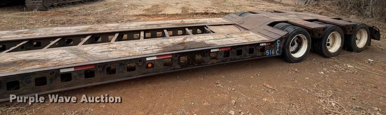 image for item EE1406 1984 Siebert lowboy equipment trailer