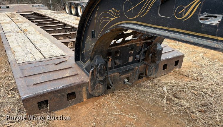 image for item EE1406 1984 Siebert lowboy equipment trailer