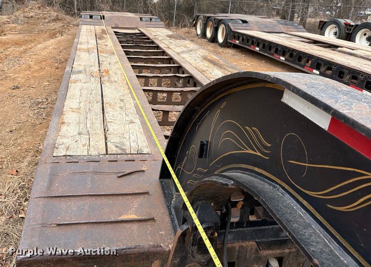 image for item EE1406 1984 Siebert lowboy equipment trailer