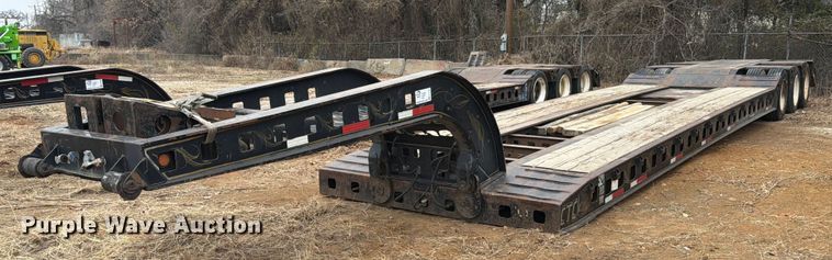 image for item EE1407 1986 Siebert lowboy equipment trailer