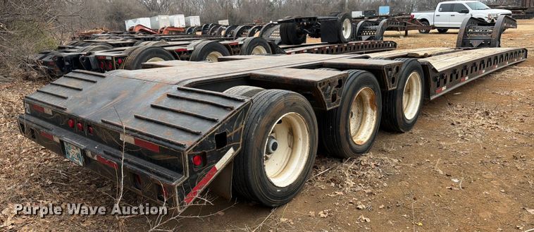 image for item EE1407 1986 Siebert lowboy equipment trailer