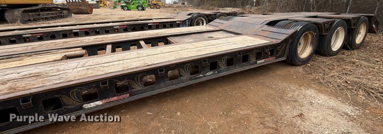 image for item EE1407 1986 Siebert lowboy equipment trailer