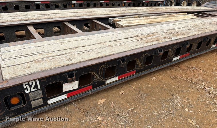 image for item EE1407 1986 Siebert lowboy equipment trailer