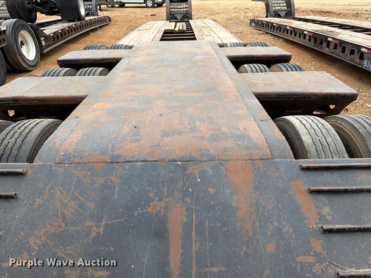 image for item EE1407 1986 Siebert lowboy equipment trailer