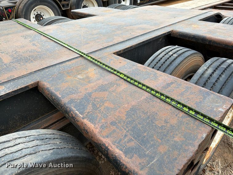 image for item EE1407 1986 Siebert lowboy equipment trailer