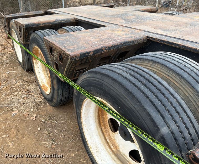 image for item EE1407 1986 Siebert lowboy equipment trailer