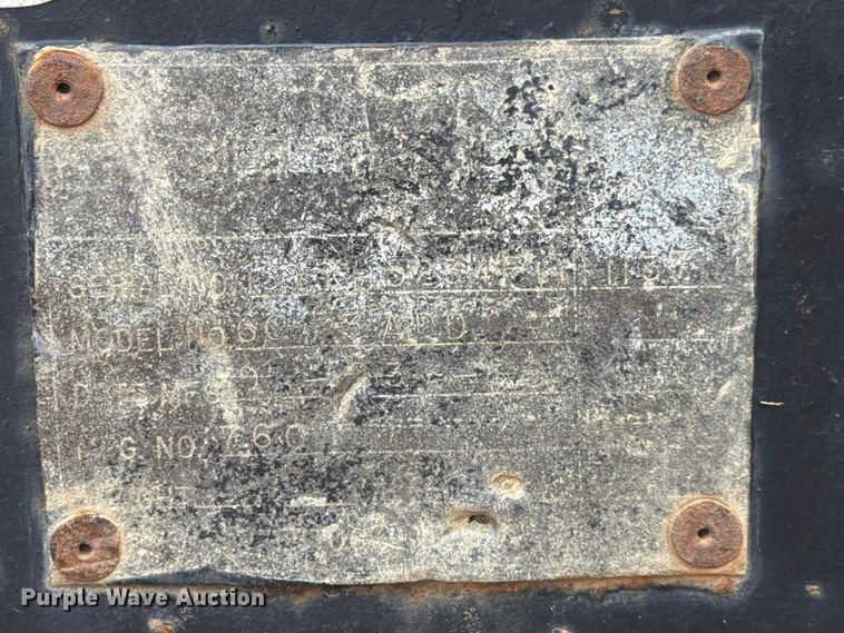 image for item EE1407 1986 Siebert lowboy equipment trailer